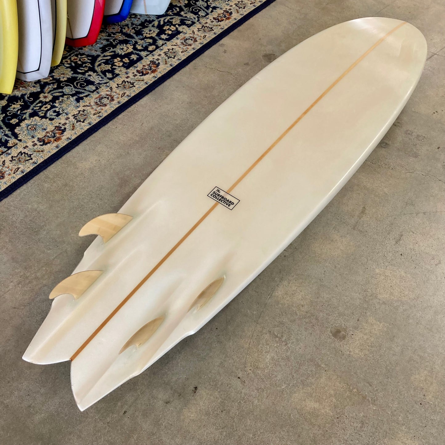 Used Woodin/Surfboard Collective - 7'2" Quad Fish