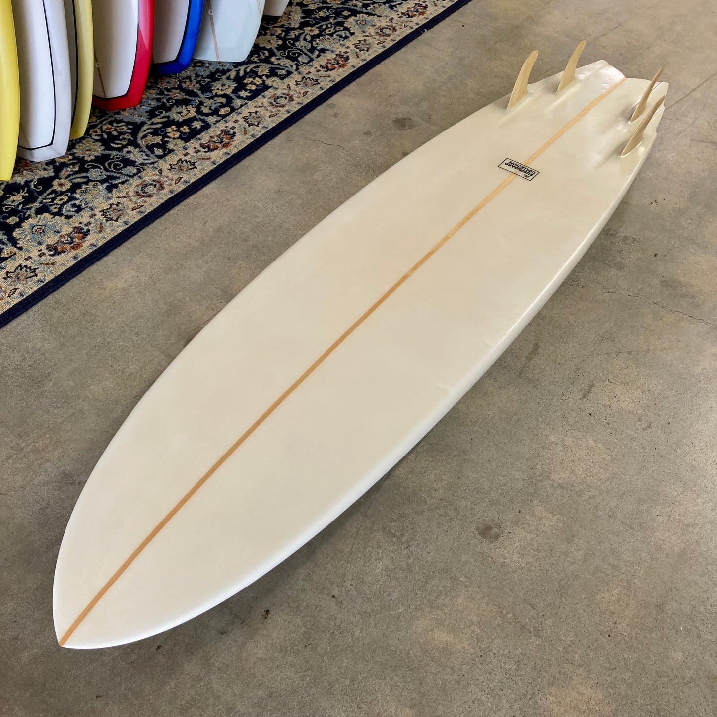 Used Woodin/Surfboard Collective - 7'2" Quad Fish