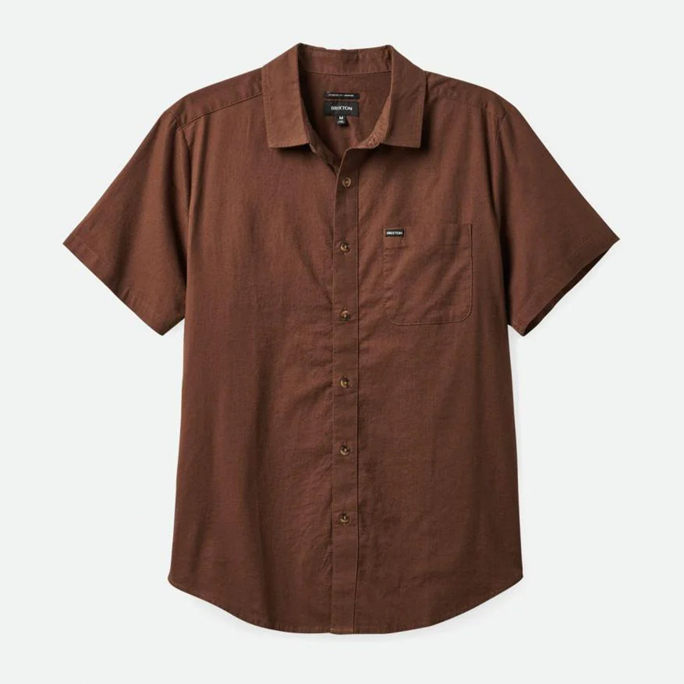 Brixton | Charter Print Shirt | Dark Earth