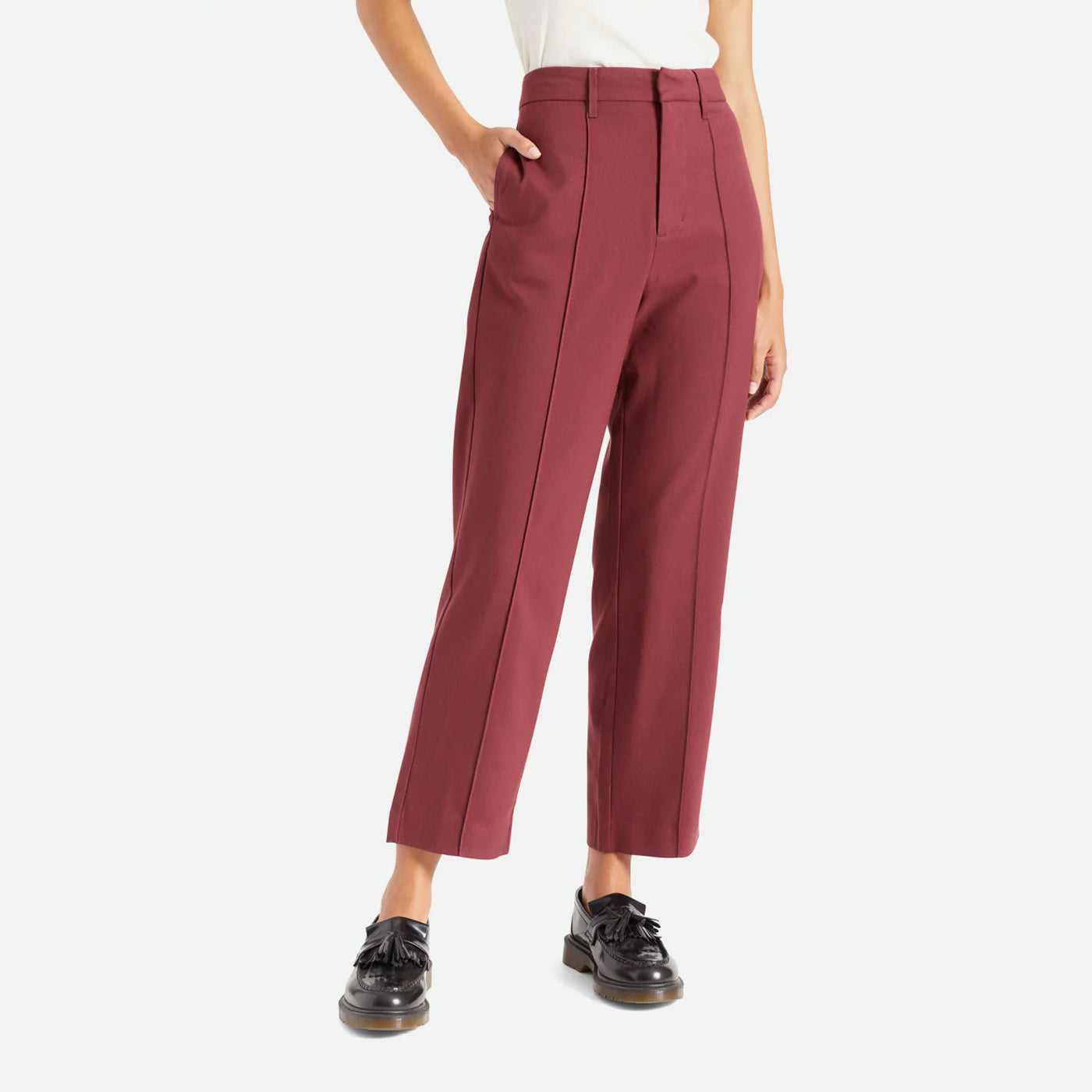 Brixton | Retro Trouser Pant | Mahogany