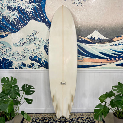 Used Woodin/Surfboard Collective - 7'2" Quad Fish
