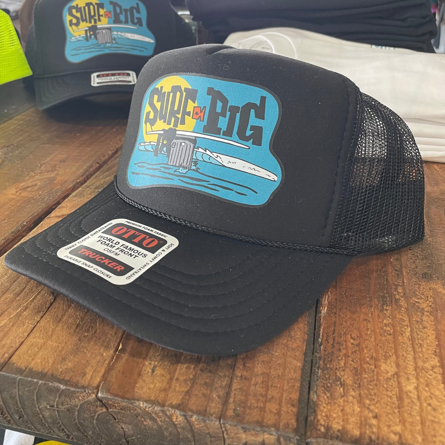 Surf A Pig | Sliders Point Trashcan Hat