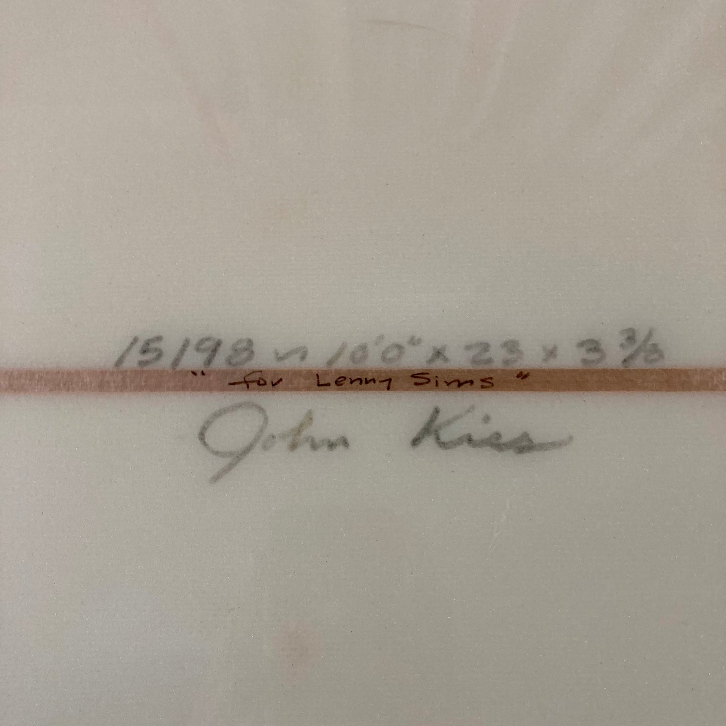 Used Kies - 10'0" Longboard