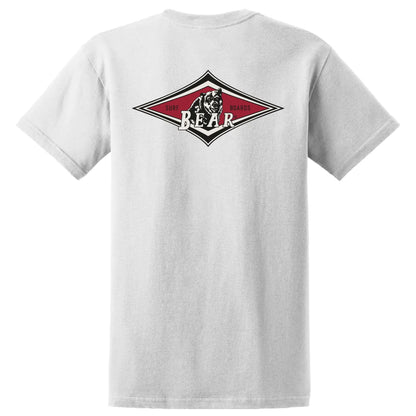 Bear Surfboards | White with coloured logo.