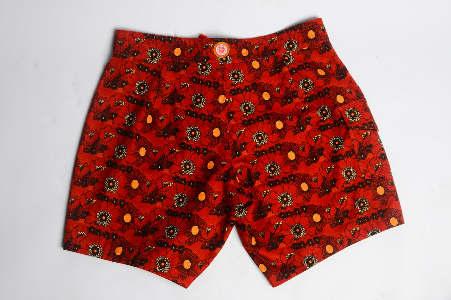 Nineplus Boardshorts | Lined Canvas | Red