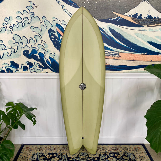 Chocolate Fish - 5'6 Twin Keel Fish