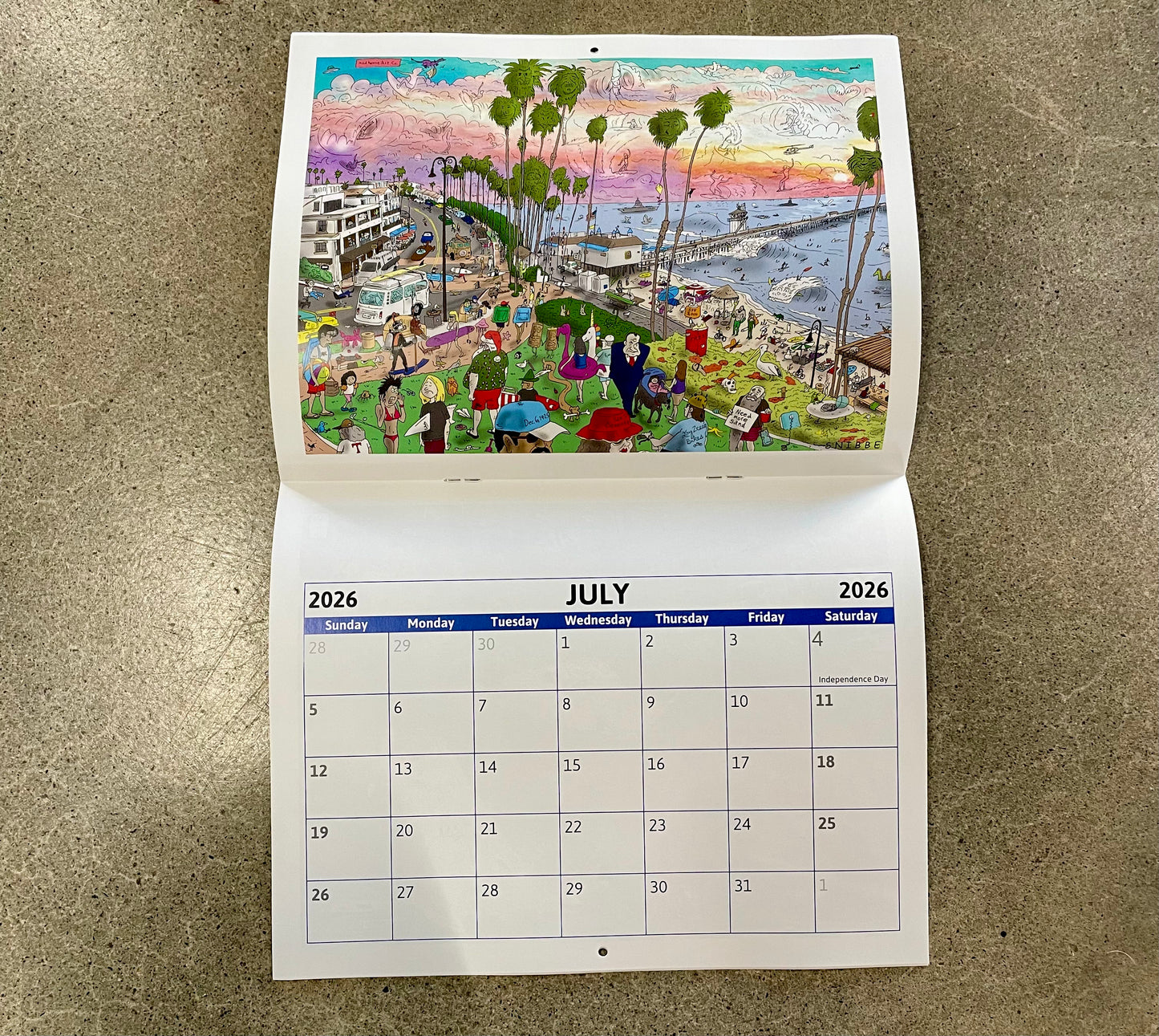 Kurt Snibbe 2026 Calendar