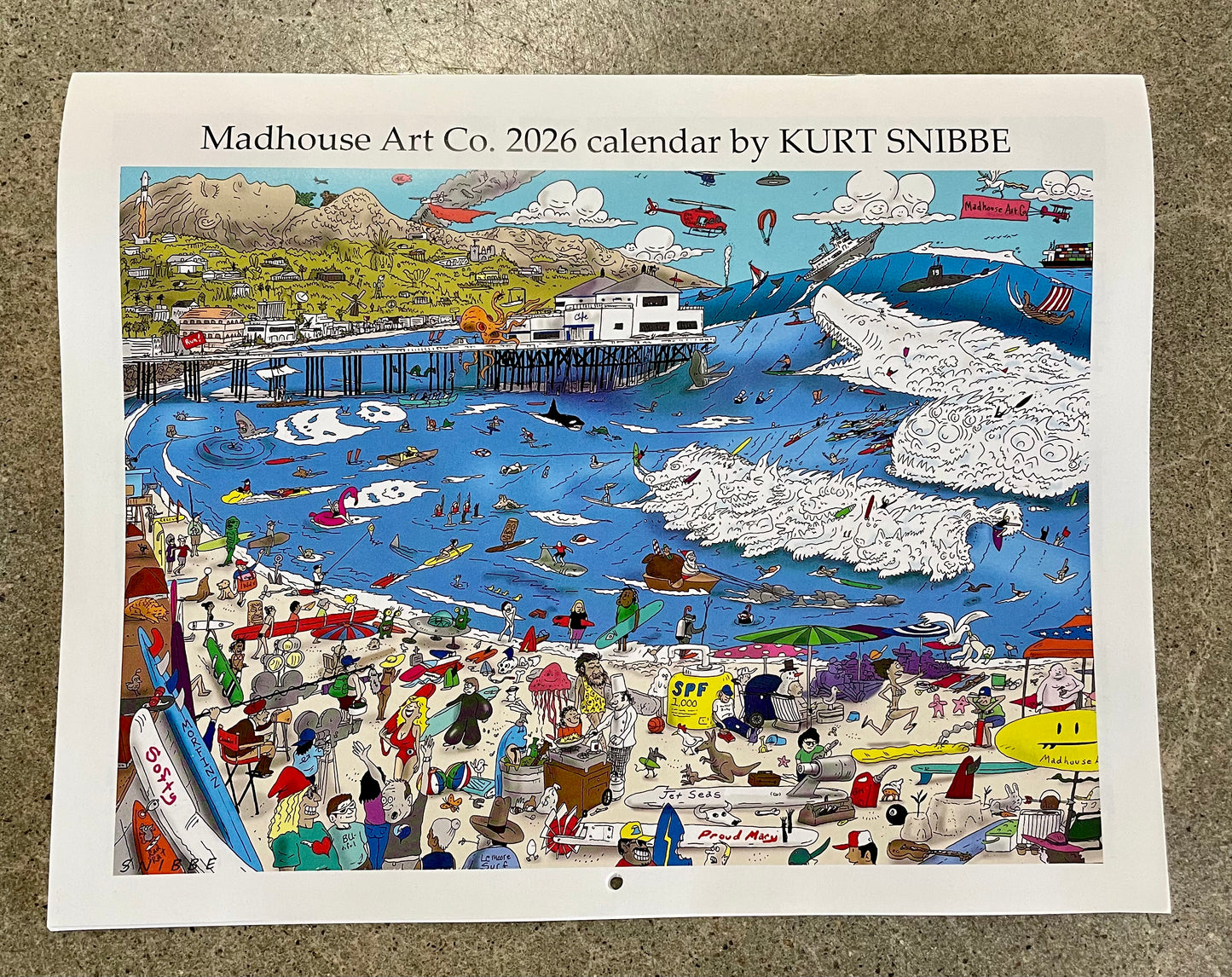 Kurt Snibbe 2026 Calendar