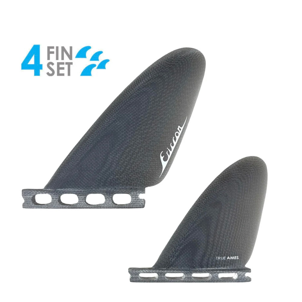 True Ames | Ellis Ericson Feathers Quad - Futures Compatible (Solid Fiberglass)