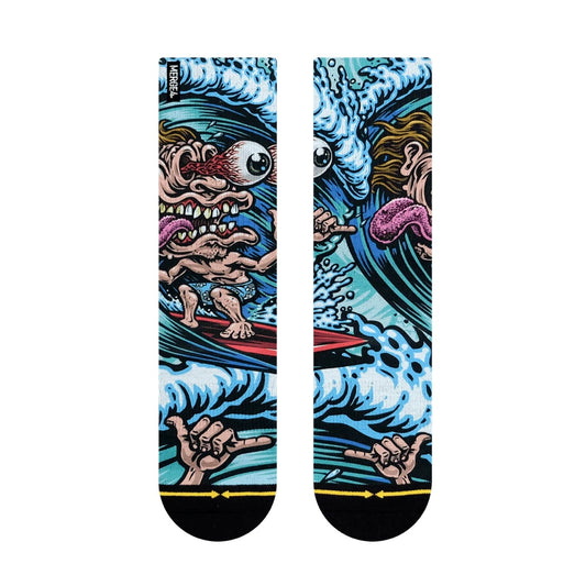 Merge 4 Socks | Jimbo Surf Freak Crew