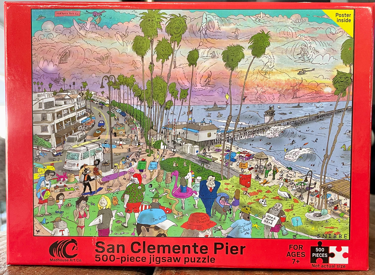 Kurt Snibbe 500 Piece Puzzle, San Clemente