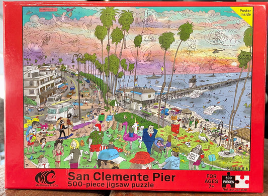 Kurt Snibbe 500 Piece Puzzle, San Clemente