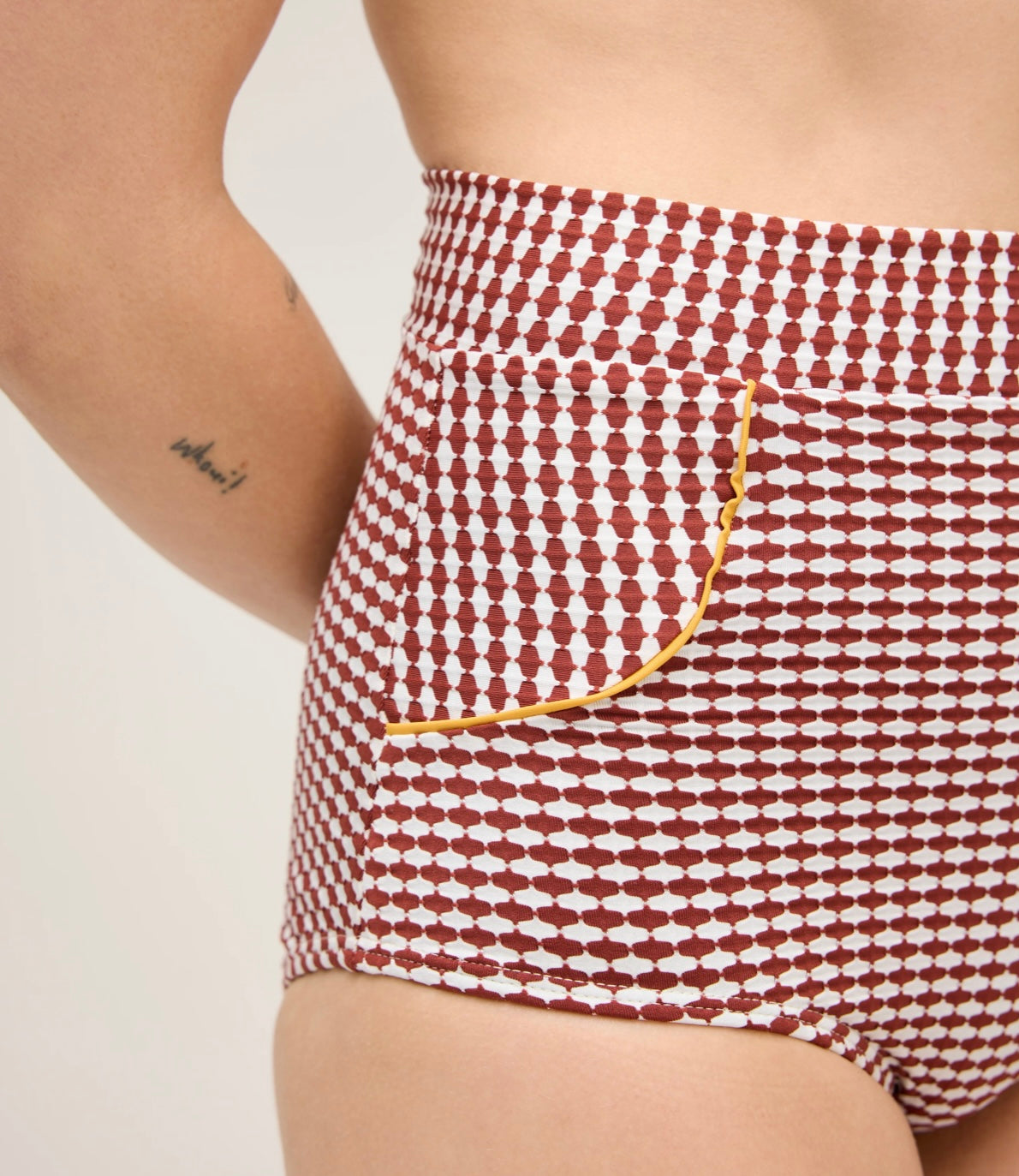 Georgia High Waist Bikini Bottom - Coco Dora