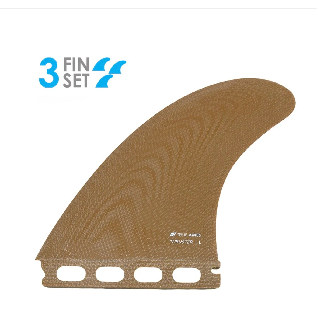 True Ames | TA Thruster - Futures Compatible (Solid Fiberglass) White