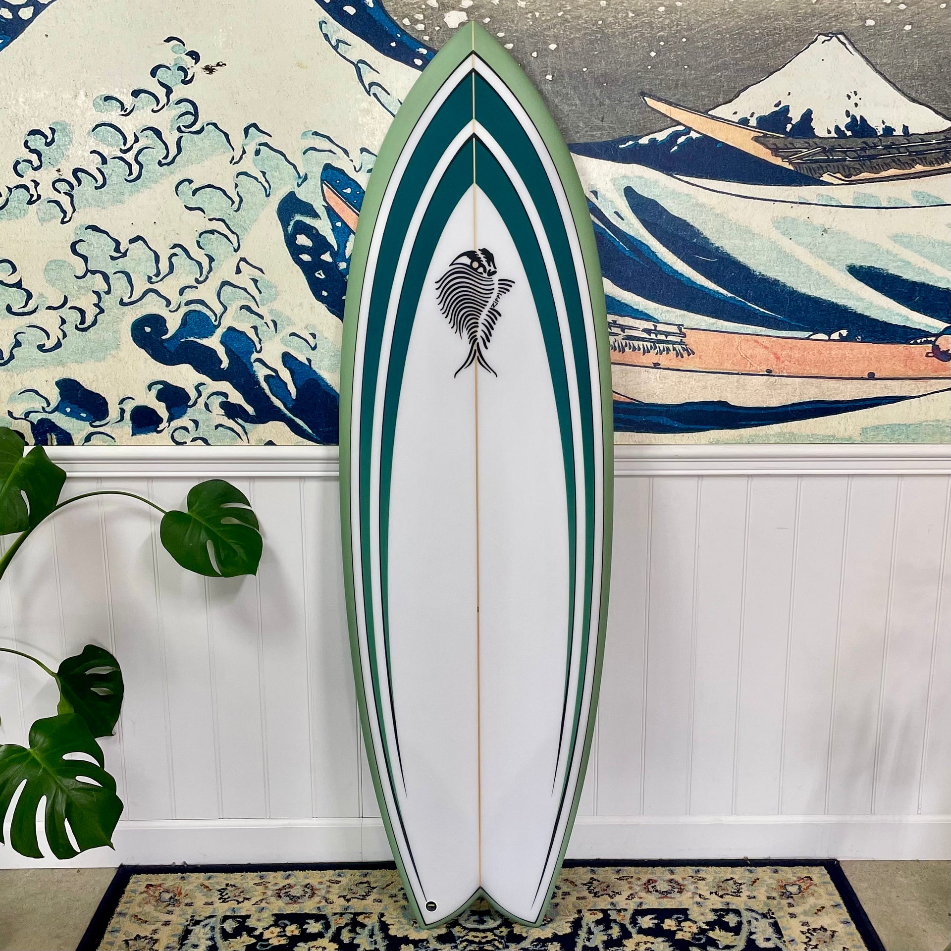 【EC Surfboards フィッシュ 5’3】 Zippi Fish | 5'9 Redline – Icons of Surf