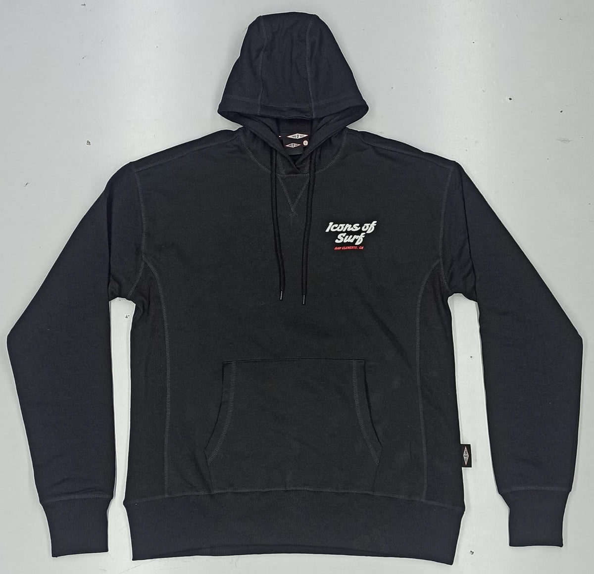 Icons Hooded Sweatshirt | Sunset | Black