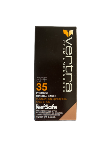 Vertra | Mineral Based Foundation Sunscreen | Color Tinted Face Stick | SPF 35