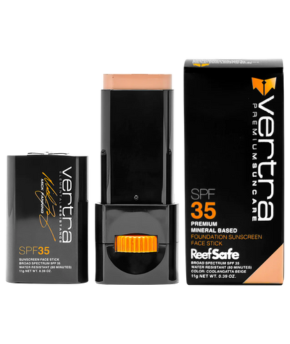 Vertra | Mineral Based Foundation Sunscreen | Color Tinted Face Stick | SPF 35
