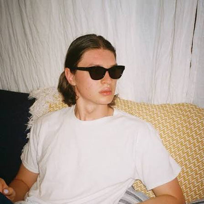 SAD Eyewear | Pony | Gloss Black (Olive Lens )