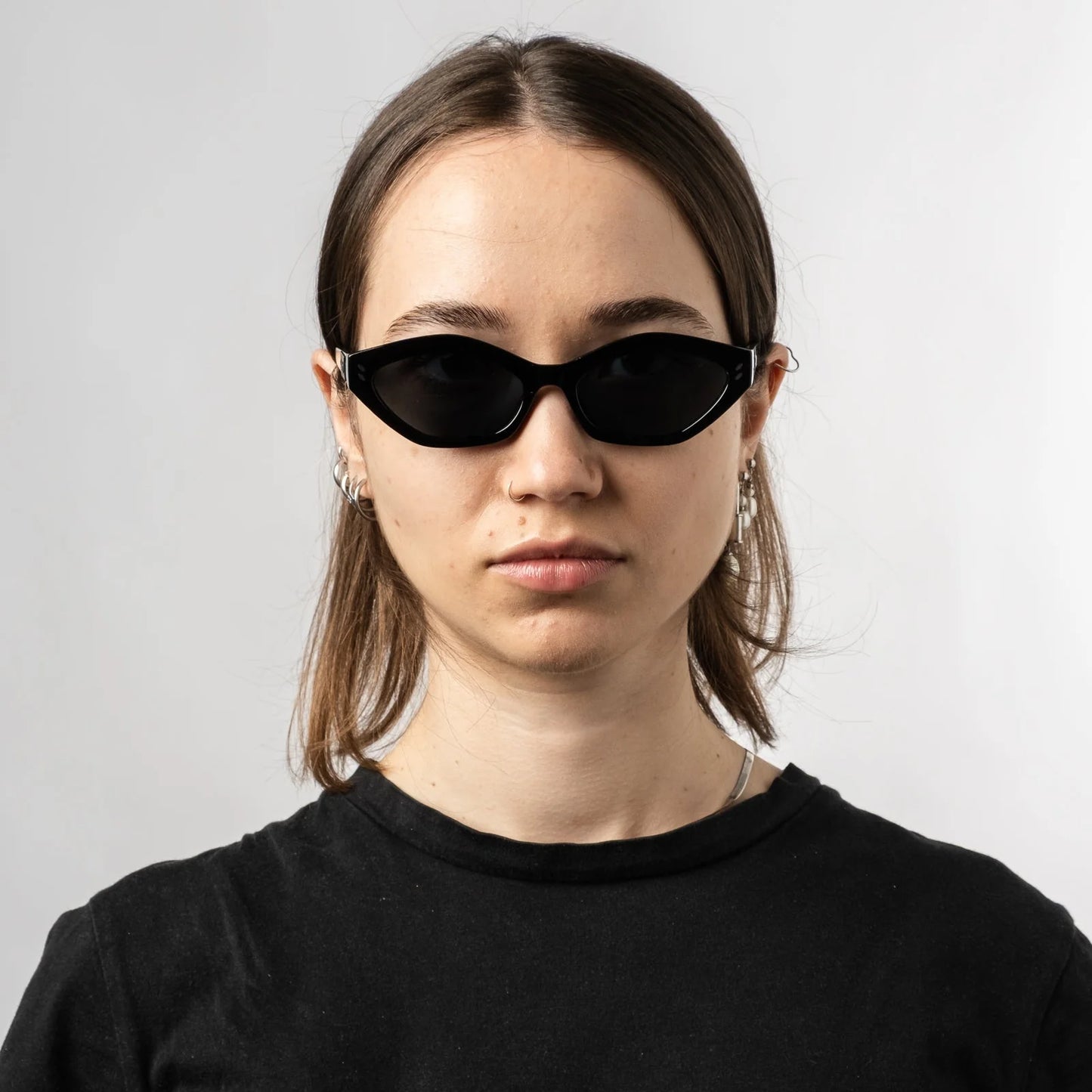 SAD Eyewear | Milk | Gloss Black