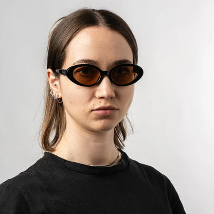 SAD Eyewear | Bloom | Gloss Black (Bronze Lens)