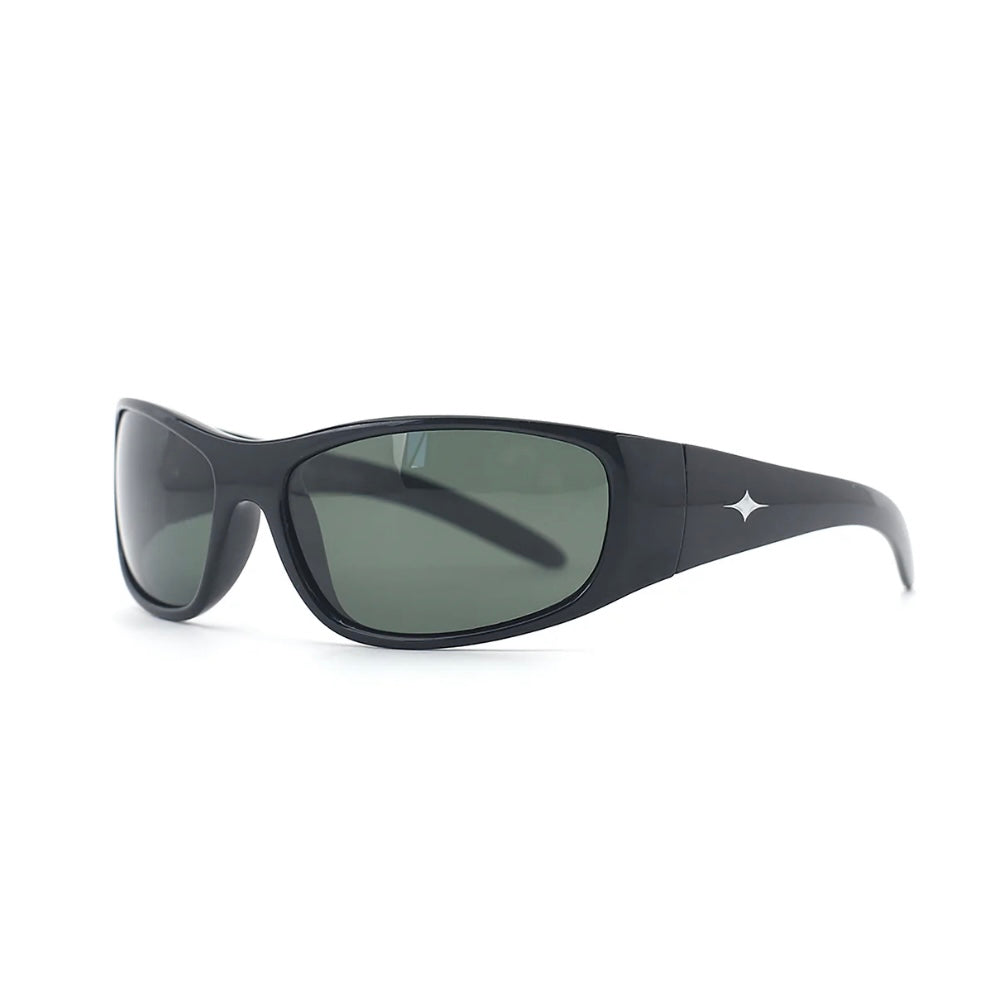 SAD Eyewear | Fade | Gloss Black (Olive Lens)