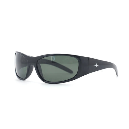 SAD Eyewear | Fade | Gloss Black (Olive Lens)