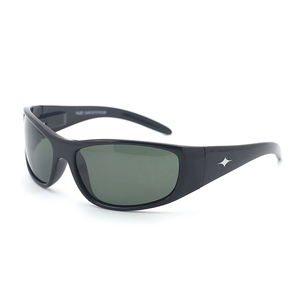 SAD Eyewear | Fade | Gloss Black (Olive Lens)