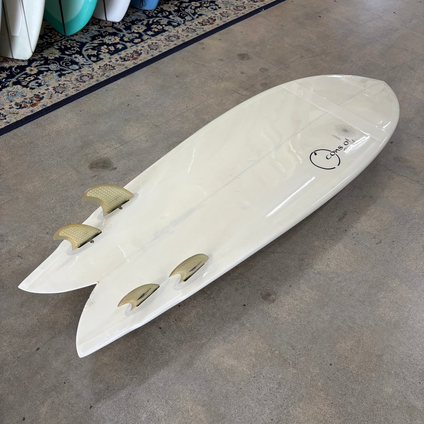 Used Christenson | 5'8" Winged Quad fish