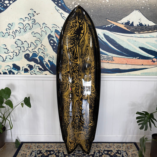 Boris Bugarski | 5'10" Retro Fish, Mica Silicate