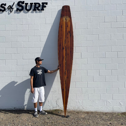 Dirk Langer | 12'0" Hollow Tom Blake Redwood Replica