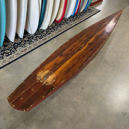 Dirk Langer | 12'0" Hollow Tom Blake Redwood Replica