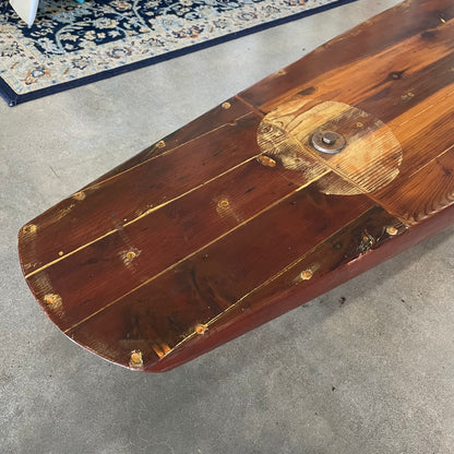 Dirk Langer | 12'0" Hollow Tom Blake Redwood Replica