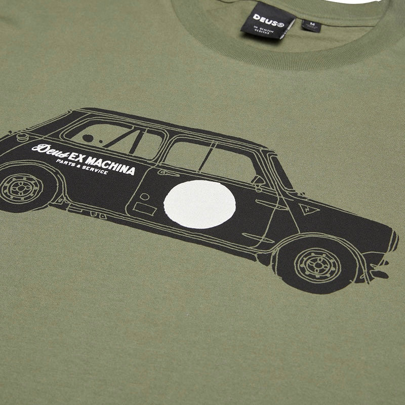 Deus | Mini Cooper Tee | Lichen Green