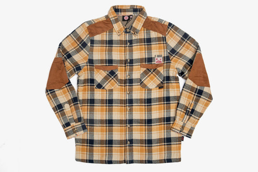 Nineplus Flannel Shirt | Yellow | Fleece Lined