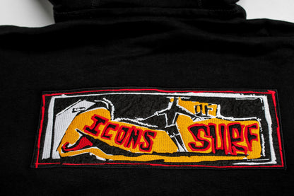 Icons Hooded Sweatshirt | Brian Bent | Black