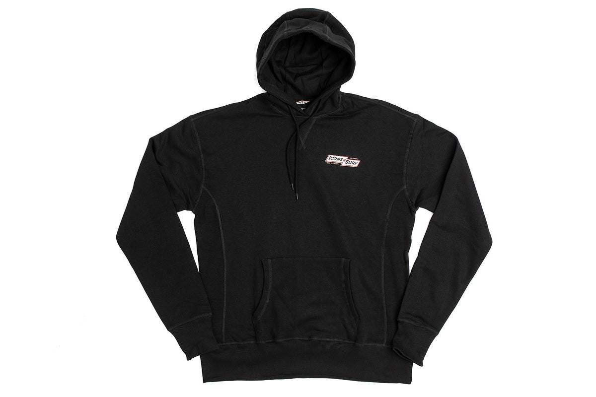 Icons Hooded Sweatshirt | Icons Lightning | Black