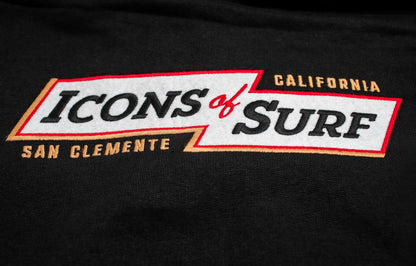 Icons Hooded Sweatshirt | Icons Lightning | Black