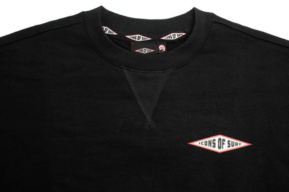Icons Sweatshirt | Diamond Logo | Black