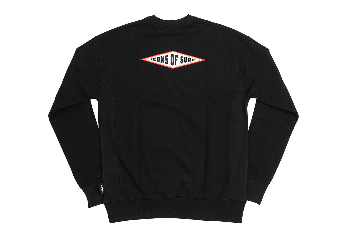 Icons Sweatshirt | Diamond Logo | Black