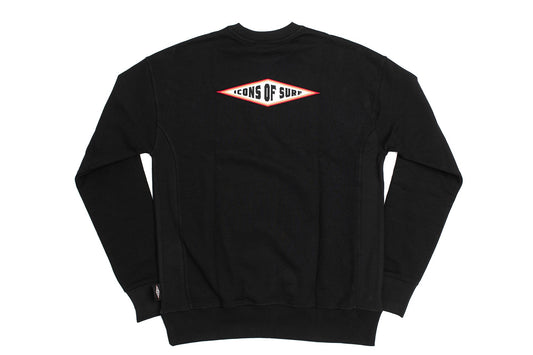 Icons Sweatshirt | Diamond Logo | Black