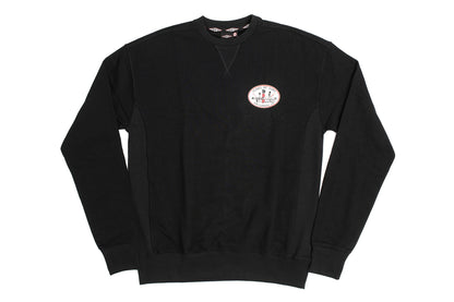 Icons Sweatshirt | Mid-century Oval | Black