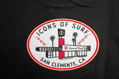 Icons Sweatshirt | Mid-century Oval | Black