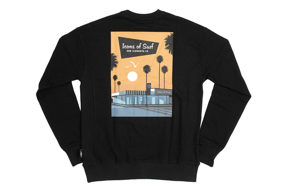Icons Sweatshirt | Sunset | Black