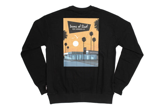 Icons Sweatshirt | Sunset | Black