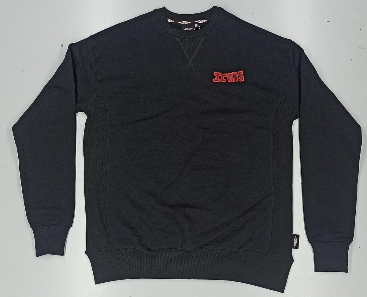 Icons Sweatshirt | Brian Bent | Black