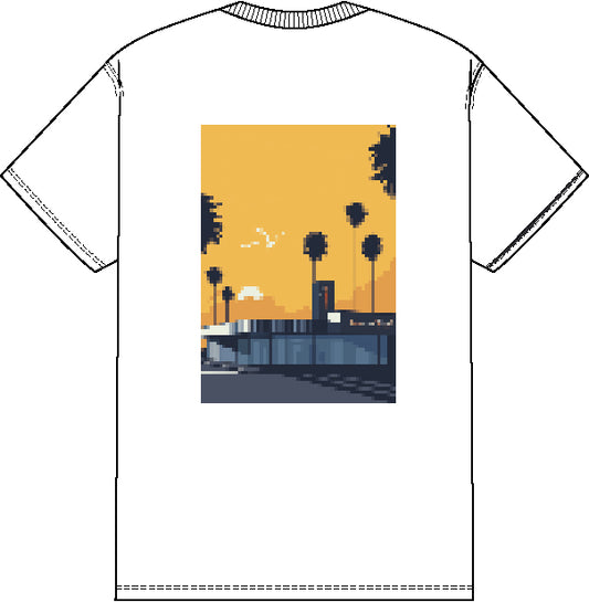Icons T-Shirt | Sunset | White | New