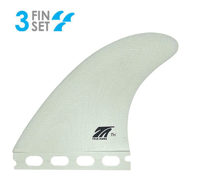 True Ames | TA Thruster - Futures Compatible (Solid Fiberglass) White