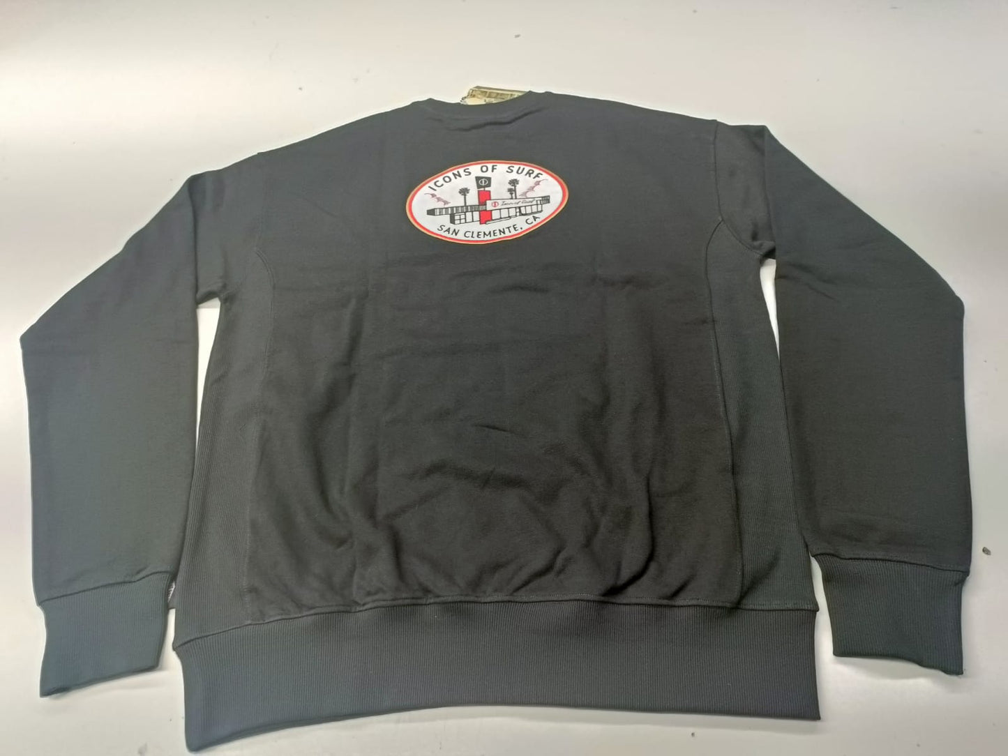 Icons Sweatshirt | Mid-century Oval | Black