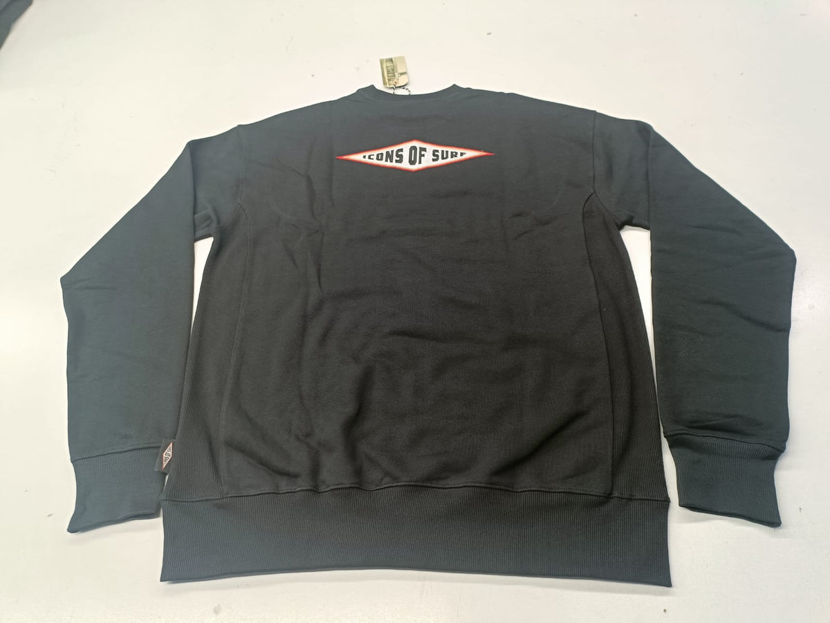 Icons Sweatshirt | Diamond Logo | Black